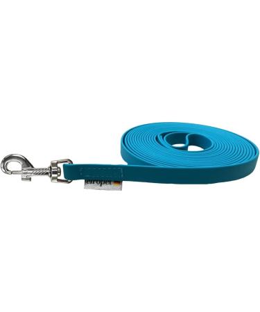 Biothane Dog Leash - Durable Drag Line for Medium & Large Dogs | 16mm Wide 2m-15m Lengths Petrol Color - Buy Online on GoSupps.com