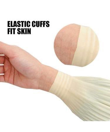 Calayu Waterproof Latex Armanchettes - Reusable Oil-Resistant Elastic Cord Cuffs for Ultimate Protection - Buy Online on GoSupps.com