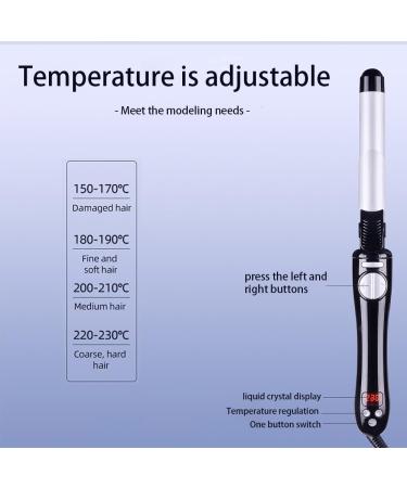 Buy Professional Rotating Curling Iron - Automatic Hair Curler with 13 Temps Instant Heat Dual Voltage & Safety Features - Buy Online on GoSupps.com