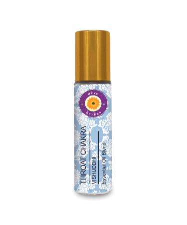 d ve herbes Throat Chakra (Vishuddha) Oil - Ideal for Meditation, Purification, Yoga, Chakra Alignment, Relaxation, Healing & Rituals, 8ml (0.27 oz) Throat Chakra Oil 0.27 Fl Oz (Pack of 1)