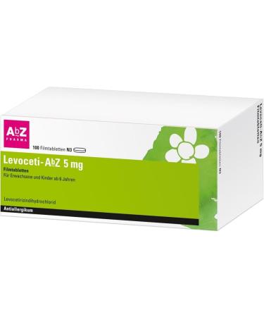 Levoceti-ABZ 5 mg Film-Coated Tablets for Hay Fever & Allergies - 100 Tablets | Fast International Shipping - Buy Online on GoSupps.com