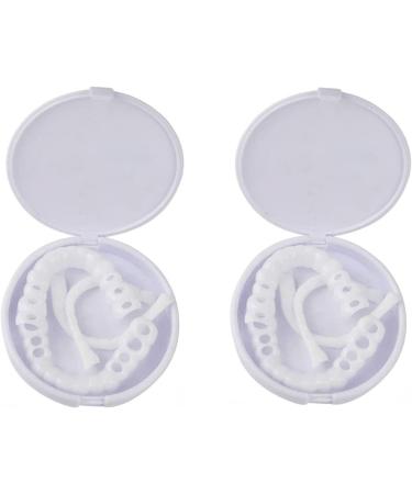 Flipped Warm Veneers Teeth - Temporary Whitening False Teeth for Men & Women | Artificial Braces & Dentures - Buy Online on GoSupps.com