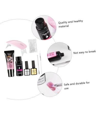 POPETPOP 1Set manicure tools set nail polish kit gel for nails fingernail kit nail extension kit nail kits nail art kit nail molding gel nail polish gel nail art gel nail gel abs lengthen - Buy Online on GoSupps.com