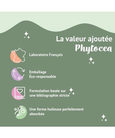 Phytocea - O.Mega+ | Optimal Vision Brain Heart | Omega 3 High Concentration DHA Wild Fish Oil Rich in Omega 3 Vitamin E | 60 Capsules | Made in France - Buy Online on GoSupps.com