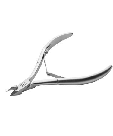 Rui Smiths Professional Cuticle Nippers | Precision Surgical-Grade Stainless Steel Cuticle Trimmer French Handle Double Spring 5mm Jaw (Half Jaw) Double Spring 5mm Jaw
