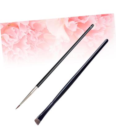 Beavorty Makeup Brush 2pcs Brush Eyeshadow Cosmetic Eyeliner Liquid Eye Makeup Tools Liquid Eyeliner Eyeliner Makeup Brush - Buy Online on GoSupps.com