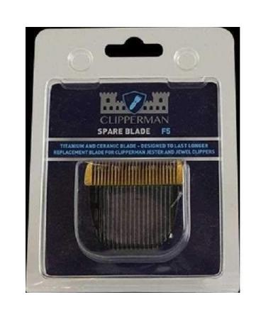 Clipperman Unisex's F5 Titanium and Ceramic Blade Set for Jewel Clear Regular - Buy Online on GoSupps.com