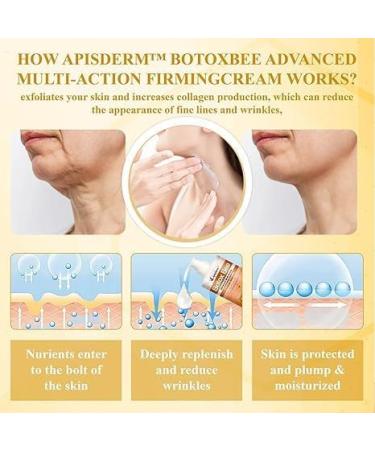 Kanoauo Apisderm Botoxbee Advanced MultiAction Festing Cream Bee strengthening cream advanced fortressing and wrinkle reduction cream for all skin types 100 g - Buy Online on GoSupps.com