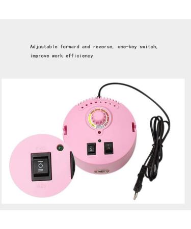 35000rpm Professional Nail Drill Machine Portable Electric Efile Drill for Shaping Buffing Removing Acrylic Nails Gel Nails Manicure Pedicure Kit Nail Buffer Manicu White - Buy Online on GoSupps.com