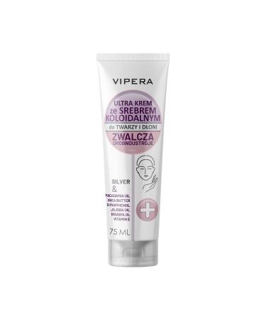 Vipera Face And Hand Cream With Silver Ultra Hand and Face Cream 75 ml