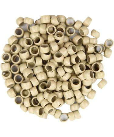 200pcs 2.5mm Copper Nano Rings Beads Hair Extension Nano Rings Beads (Gray Blonde) 200pcs Gray blonde - Buy Online on GoSupps.com