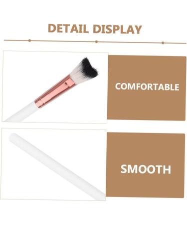 FRCOLOR Fish Tail Brush Highlighter Blush Brush Foundation Brush Portable Nose Brush Contour Brush Women Makeup Tool Woman Makeup Brush Powder Brush Makeup Brushes Nose Shadow Brush White 18.50X1.00X1.00CM White - Buy Online on GoSupps.com