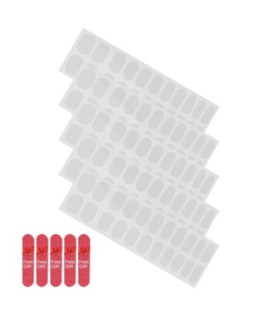 BELLIFFY 10 Sheets Nail Stickers Clear Gel Polish Strips Semi Cured Gel Nail Wraps Transparent Holy Gels Cuticle Clear Nail Gel Coat Pedicure Polish Strips Kit Nailsclear Double Sided Tape - Buy Online on GoSupps.com