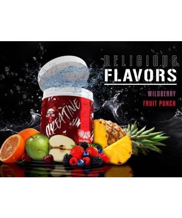 5% Nutrition Code Red Creatine | Micronized Monohydrate Powder for Power Strength & Energy | Flavored Fruit Punch - Buy Online on GoSupps.com