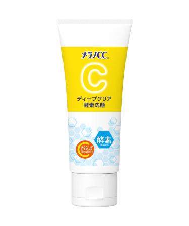 Melano CC Deep Clear Enzyme Face Clean 130g Enzyme x Vitamin C Form Clean Pores