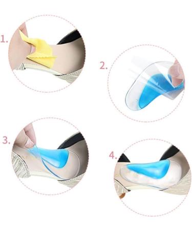 FOMIYES 8 Pairs Arch Support Gel Pads - Cushioned Shoe Inserts for High Heels Kids & Adults - Ultimate Comfort & Stability - Buy Online on GoSupps.com