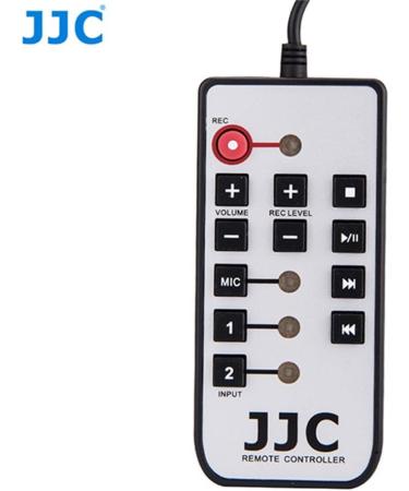 JJC H4n Remote Control Commander for Zoom H4n & H4n Pro 2020 Model - 1.4m Cable for Handy Portable Recorder - Buy Online on GoSupps.com