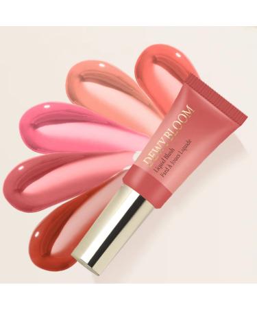 Allbestaye Liquid Blush Rouge #04 - Long-lasting Waterproof Pink Peach Makeup for Natural Cheeks | Shop Internationally - Buy Online on GoSupps.com