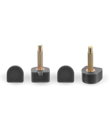 HARFINGTON 6 Pairs High Heel Tips - TPU Replacement Tap Caps for Women - 2.4mm Fine Core Pin 10x10mm U-Shape Heel Repair Caps - Black - Buy Online on GoSupps.com