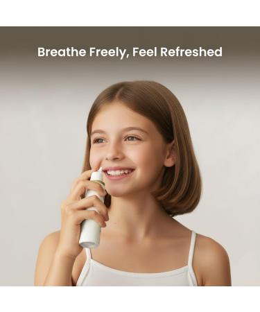 ZDEER Natural Saline Nasal Spray for Adults & Kids - Daily Gentle Moisturizing & Cleansing Mist, Drug-Free for Dryness Relief - 80ml - Buy Online on GoSupps.com