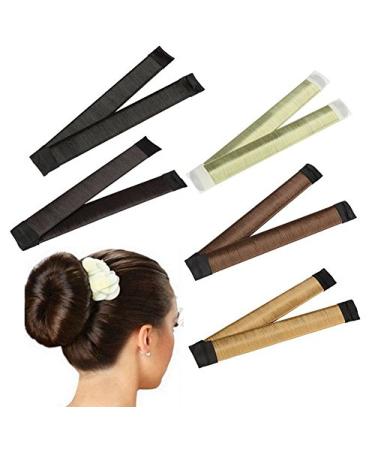 1 Hair Twister Bun Tool Twister Hairdressing Aid Hairband Hair Accessory Hairstyle Twister (Light Brown)