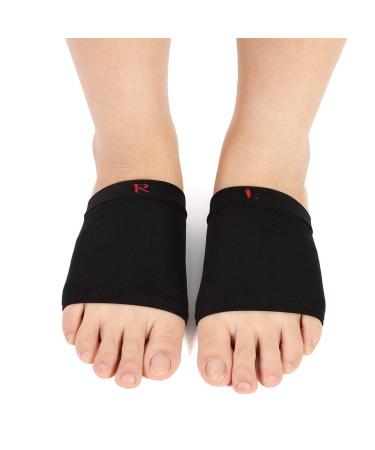 Compression Arch Support Sleeves with Gel Pad | Metatarsal Support for Flat Feet & Plantar Fasciitis - Foot Braces for Men & Women - Buy Online on GoSupps.com