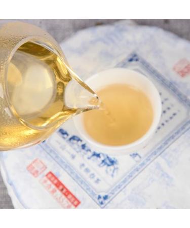 HQZM Yunnan Laobangzhang 357g PuErh Raw Tea Cake Bold Flavor with the Dem anor of the Tea King - Buy Online on GoSupps.com