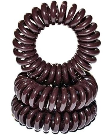 Miya 6 Set High-Quality Hair Ties - Black & Brown Elastic Telephone Cable Accessories Hair Rubber & Bracelet - Perfect for All Hair Types - Buy Online on GoSupps.com
