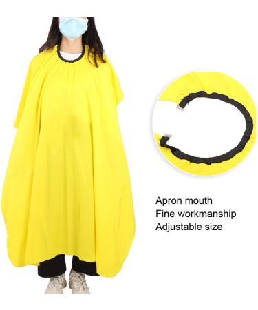 Hairdressing Cape Professional Hairdressing Apron Hair Cutting Dyeing Hairdresser Adjustable Dress Cape Hairdressing Apron Yellow for Barbers and Hairdressers 130 x 120cm - Buy Online on GoSupps.com