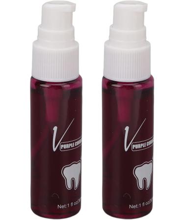 Stain Removal & Whitening Toothpaste - Deep Cleaning Oral Care - Portable 2 Boxes (30ml) - Purple Dye - Buy Online on GoSupps.com