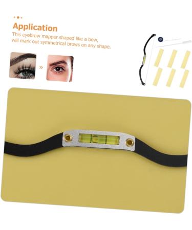 NOLITOY 1 Set Arch Embroidery Eyebrow Ruler Eyebrow Shaper Brow Template Eyebrow Shaping Tool Portable Suite - Buy Online on GoSupps.com