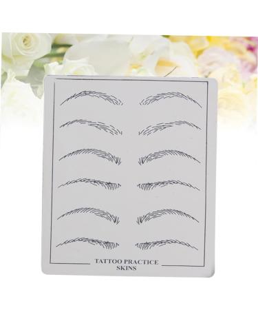 NOLITOY 6 Pcs Eyebrow Practice Skin Eyebrow Microblading Skin Eye Brow Practice Skin - Buy Online on GoSupps.com