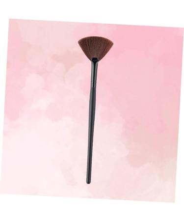 POPETPOP Loose Powder Brush Applicator Blush Brush Makeup with Wooden Handle Fan Shaped Brush Makeup Brush Makeup Blush Facial Face Miss Make up Highlighter - Buy Online on GoSupps.com