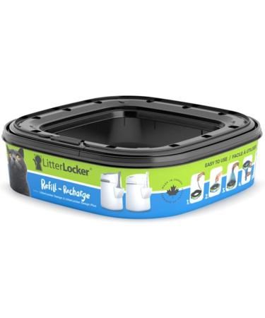 LitterLocker Cat Litter Disposal System + LitterLocker Design and Design Plus Refill Locker (Blue) Litter Disposal System + Refill Locker Blue - Buy Online on GoSupps.com