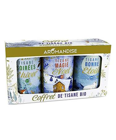 Aromandise Gift Set of 3 Organic Festive Herbal Teas 260g - Aromandise