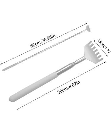 Jomewory Extendable Telescopic Back Scratcher for Women - Stainless Steel Claw Scraper Tool for Itching Relief - Buy Online on GoSupps.com
