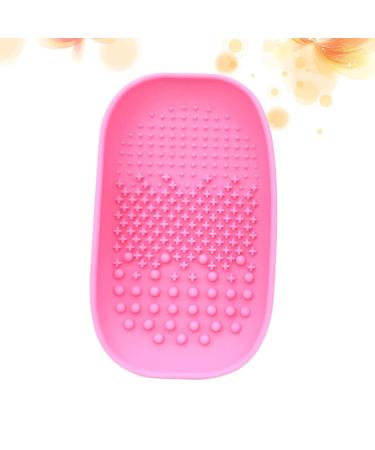 Makeup Cleaner Brush Plate - Pink Makeup Brush Cleaning Pad & Scrubber for Flawless Brushes | Shop Internationally - Buy Online on GoSupps.com