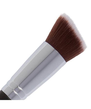 Contour Brush Bronzer & Blush Brush - Flat Angled Kabuki for Face | Dense Synthetic Bristles for Blending & Stippling - Perfect for Cream & Liquid Makeup - Buy Online on GoSupps.com