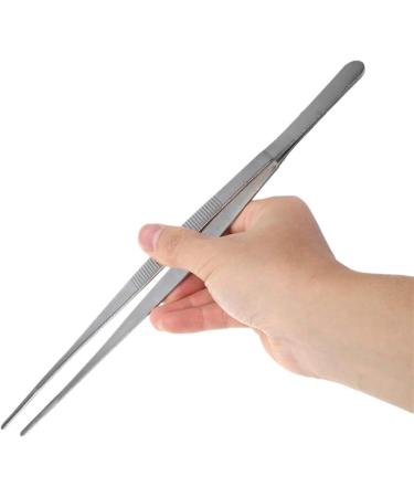 Multi-Function Tool Precision Tweezers Tooth Tweezers Barbecue Stainless Steel Long Food Tongs Straight Household Tweezers Garden Kitchen Barbecue Tools 5 Sizes(Length : 20cm) (Size : 12.5cm) (Size : 16cm - Buy Online on GoSupps.com