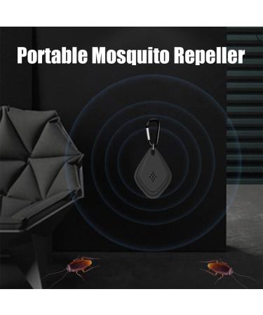 Beenle-Icey UK Ultra-Sonic Mosquito Repellent Portable Electronic Ultra-Sonic Pest Repellent with Hook Rechargeable Outdoor Mosquito Repellent for the Prevention of Fleas and lice of Dogs Cats Pets 777 (black) - Buy Online on GoSupps.com