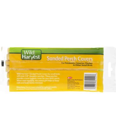 Wild Harvest Sanded Perch Covers for Parakeets, Canaries, Finches & Small Birds - 4 Pack - Buy Online on GoSupps.com