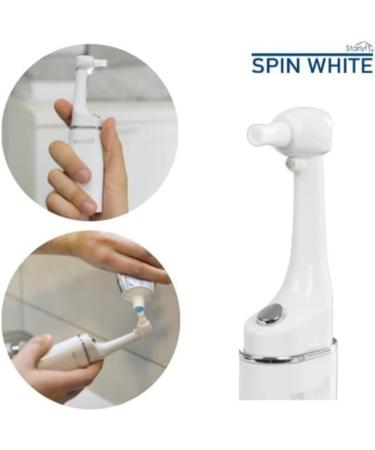 SPIN WHITE - VENTEO - Professional Quality Dental Polisher - Teeth Whitening Kit - 360 Rotation Action - Built-in LED Light - Adjustable Mode with 2 Speeds - Buy Online on GoSupps.com