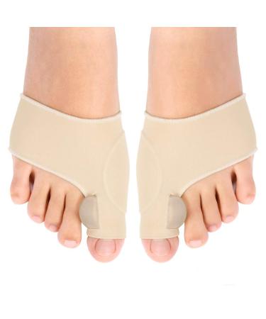 Hallux Valgus Corrector 1 Pair - Bunion Toe Support Separator and Protector with Gel Spreader for Day and Night Use - Buy Online on GoSupps.com