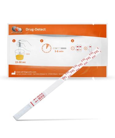 self-diagnostics drug test Fentanyl |5 urine test strips |Drug rapid test to detect consumption in urine samplesSelf-test with cut-off 10 ng/ml