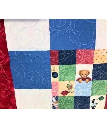 Full Line Stencil Splash of Love - Nylon Mesh Continuous Line Template for Quilting - Free Motion & Long-Arm Machine Quilting - 60037 - Buy Online on GoSupps.com