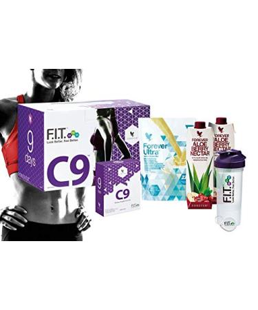 Forever - Clean9 Berry Vanille |Aloe Berry Nectar |Basic program of body cleaning |Successful weight management |F.I.T.-concept |Vanilla shake