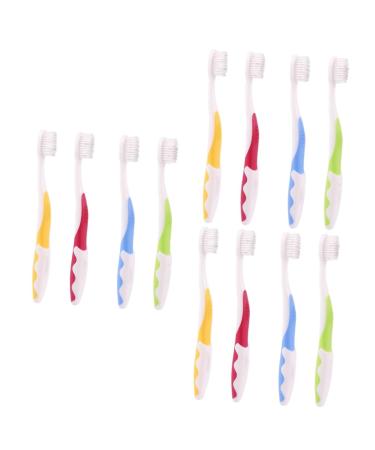 Healeved 12 STK toothbrushes for children slip -resistant toddoms toddler oral toothbrush for children tools for oral care toothbrushes with bristles gently friendly pregnant woman