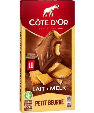 Cote D'Or C te D'Or Milk Block Petit Beurre 170 g - Pack of 4 - Buy Online on GoSupps.com