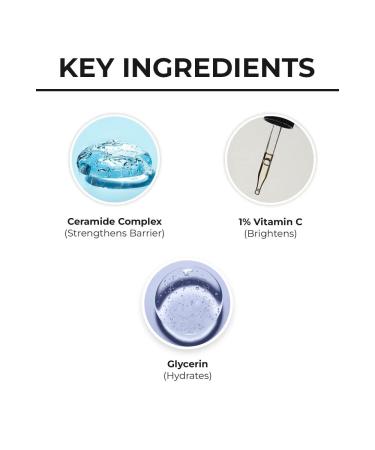 Dr. Sheth's Ceramide & Vitamin C Face Wash - Hydrating Cleanser for All Skin Types (100 mL) | Gentle Formula for Men & Women | International Shipping Available - Buy Online on GoSupps.com
