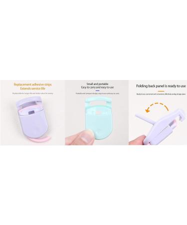 Pink Eyelash Curler with Silicone Pad - Perfect Curls in 5 Seconds | Portable Travel Makeup Tool & Best Gift for Women - Buy Online on GoSupps.com